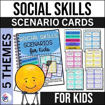 SOCIAL SKILLS Scenario Cards - Friendship Conflict Bullying Group Counseling