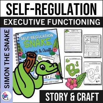 EXECUTIVE FUNCTIONING SKILLS CRAFT & LESSON - SELF-REGULATION SNAKE