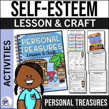 SELF ESTEEM ACTIVITIES - Self Esteem Worksheets Coloring - SEL Lesson Craft -
