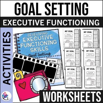 GOAL SETTING LESSON & WORKSHEETS - Picture Your Goals - Short & Long Term