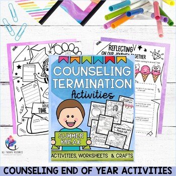 COUNSELING TERMINATION ACTIVITIES - END OF YEAR ACTIVITIES SEL Crafts & Lessons - Image 2