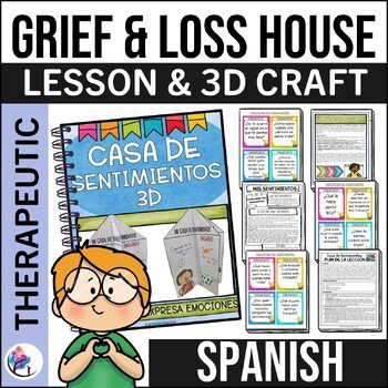 FEELINGS HOUSE  - 3D Craft - Identify and Express Emotions - SPANISH VERSION