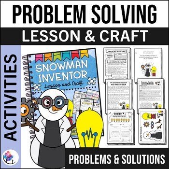 PROBLEM SOLVING LESSON & CRAFT - Winter Counseling Lesson & Craft