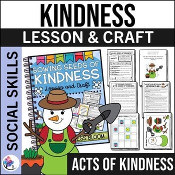 KINDNESS LESSON & CRAFT - Acts of Kindness - Winter Counseling Lesson & Craft