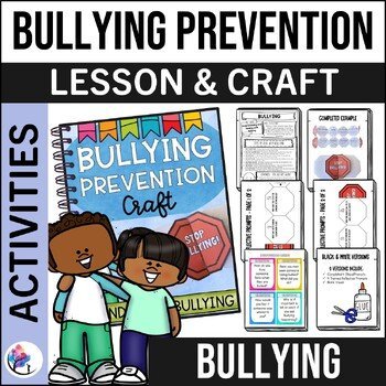 BULLYING LESSON & CRAFT - Red Ribbon Week Activities - School Counseling