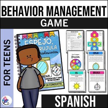 GROUP COUNSELING ACTIVITIES for TEENS - Behavior & Anger Management SPANISH Game