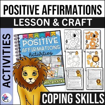 POSITIVE AFFIRMATIONS ACTIVITIES & CRAFT - Coping Skills Toolbox - Counseling
