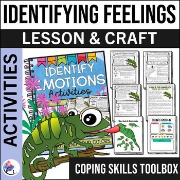 IDENTIFY EMOTIONS ACTIVITIES & CRAFT - Coping Skills Toolbox - Counseling