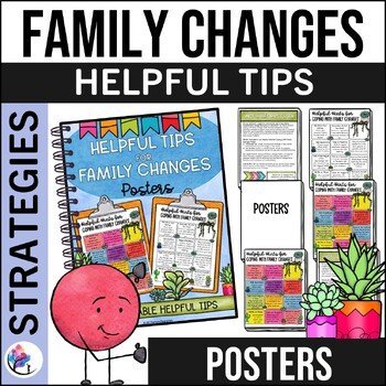 FAMILY CHANGES POSTERS - School Counseling Decor & Forms - Divorce / Separation