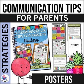 COMMUNICATION TIPS FOR PARENTS POSTERS - Tips to Communicate with Child