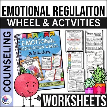 ANGER MANAGEMENT ACTIVITIES & Emotional Regulation Activities & Wheel