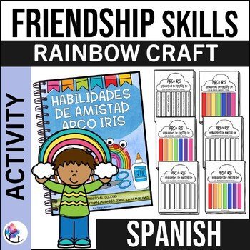 FRIENDSHIP SKILLS CRAFT Activity Craft and Bulletin Board - SPANISH VERSION