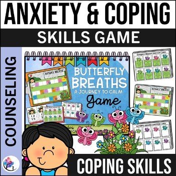 ANXIETY COPING SKILLS GAME - Anxiety Worksheets Activities Game