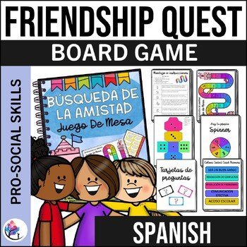 SOCIAL SKILLS ACTIVITIES I Social Skills Games I Friendship Lessons Game SPANISH