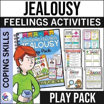 FEELINGS PLAY PACK - JEALOUSY Emotions & Feelings Check In & Chart SEL