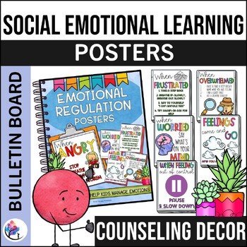 SEL, EMOTIONAL REGULATION & RELAXATION POSTERS - Classroom Decor FREEBIE