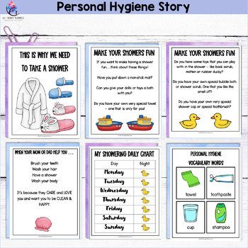 SHOWERING & PERSONAL HYGIENE SOCIAL NARRATIVE - Personal Hygiene Story - Image 4