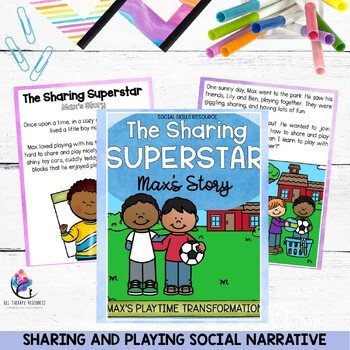 Sharing and Playing Social Narrative - Social Skill Character Development SEL - Image 2