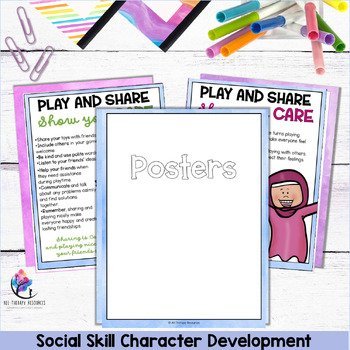 Sharing and Playing Social Narrative - Social Skill Character Development SEL - Image 4