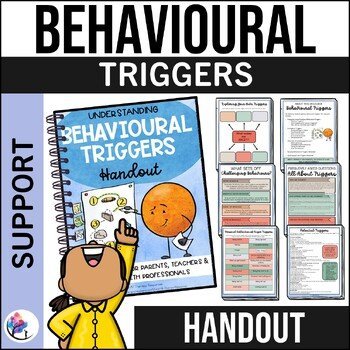 Understanding Behavior Triggers - School Counselor Resource - Support Plan