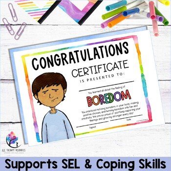 BOREDOM FEELINGS PLAY PACK - Emotional Regulation & Feelings Chart Check In - Image 4
