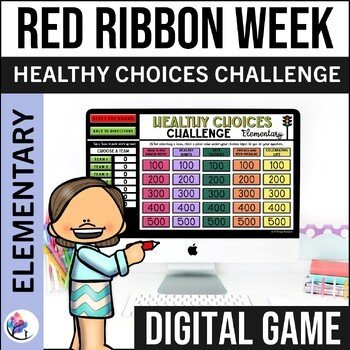 RED RIBBON WEEK DIGITAL GAME Elementary Healthy Choices - Small Group Counseling