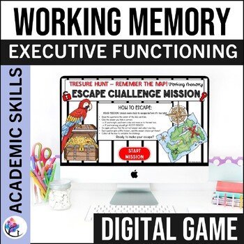 WORKING MEMORY ACTIVITIES ACADEMIC DIGITAL ESCAPE ROOMS SEL Middle School