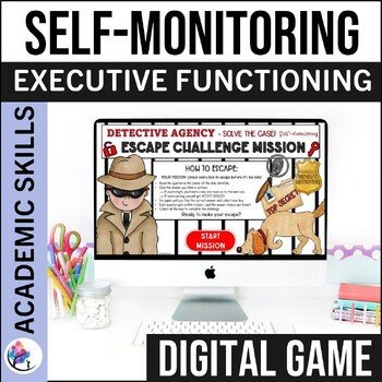 SELF MONITORING ACTIVITIES ACADEMIC DIGITAL ESCAPE ROOMS SEL Middle School
