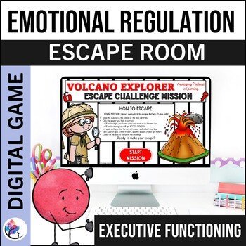 EMOTIONAL REGULATION ACADEMIC DIGITAL ESCAPE ROOMS SEL Middle School Study Skill