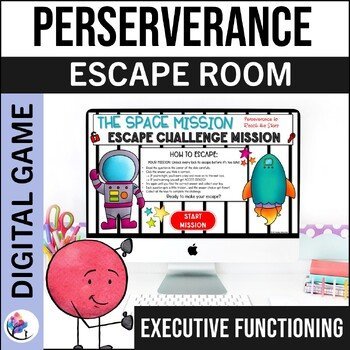 PERSERVERANCE ACTIVITIES - ACADEMIC DIGITAL ESCAPE ROOMS SEL Middle School