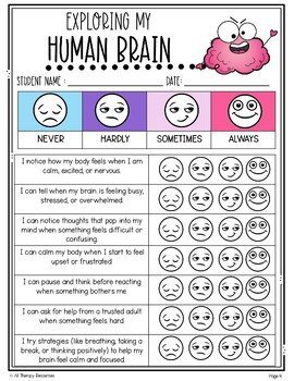HUMAN BRAIN WORKBOOK FOR KIDS I FLIP YOUR LID Brain Activities I Neuroscience - Image 3