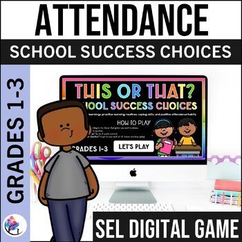 ATTENDANCE LESSON Why Attending School Matters SEL School Counseling GRD 1-3