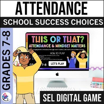 ATTENDANCE LESSON Why Attending School Matters SEL School Counseling GRD 7-8