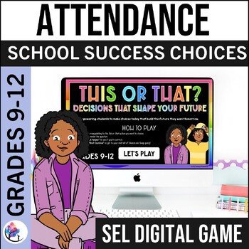 ATTENDANCE LESSON Why Attending School Matters SEL School Counseling GRD 9-12