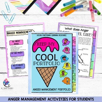 Impulse Control and Anger Management Activities for Students I CBT Portfolio - Image 2