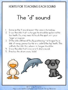 Hints for Teaching Sounds: Speech Therapy Language Exercises : Autism - Image 3