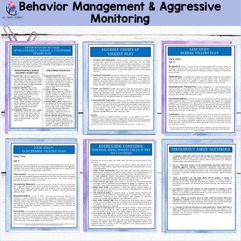 CHILDREN'S VIOLENT PLAY PACKAGE - Behavior Management & Aggressive Monitoring - Image 3