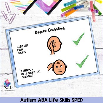 Being Safe on the Road Social Narrative - Autism ABA Life Skills SPED - Image 4