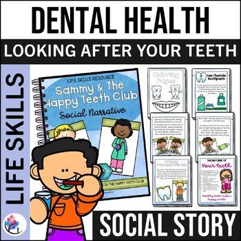 Brushing my Teeth Social Narrative - Healthy Teeth Personal Dental Hygiene