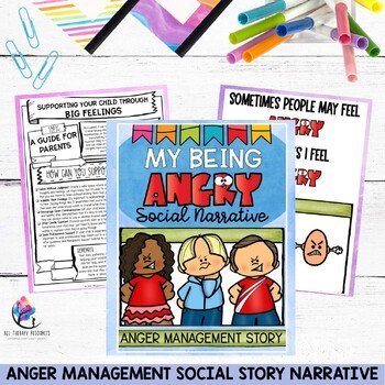 ANGER MANAGEMENT WORKSHEETS Social Narrative Stories - Coping Strategies - Image 2