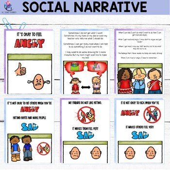 ANGER MANAGEMENT WORKSHEETS Social Narrative Stories - Coping Strategies - Image 3