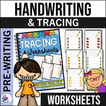 TRACING WORKSHEETS - Handwriting Practice - Fall Themed - Occupational Therapy