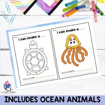 FINE MOTOR SKILLS - Ocean Themed Play Dough Mats - Image 3