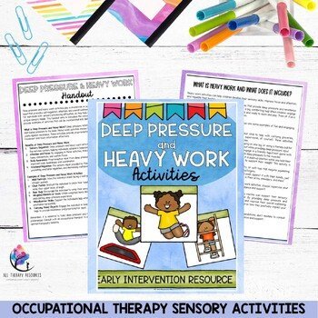 SENSORY ACTIVITIES & SENSORY DIET - Deep Pressure & Heavy Work - Occupational - Image 2