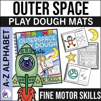 FINE MOTOR SKILLS ACTIVITIES - OUTERSPACE PLAY DOUGH MATS - Occupational Therapy