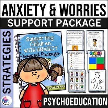 ANXIETY WORKSHEETS - Anxiety Coping Skills Test Anxiety Counseling Activities