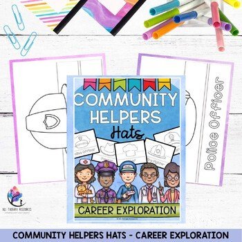 Community Helpers Hats - Career Exploration - School Counseling Lesson - Image 2