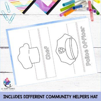 Community Helpers Hats - Career Exploration - School Counseling Lesson - Image 3