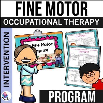 FINE MOTOR PROGRAM WORKBOOK - Occupational Therapy Activities for Kindergarten