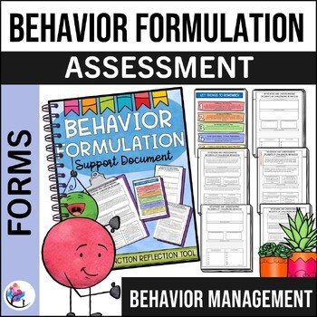 FUNCTIONAL BEHAVIOR ASSESSMENT FORMULATION - Behaviour Management Form